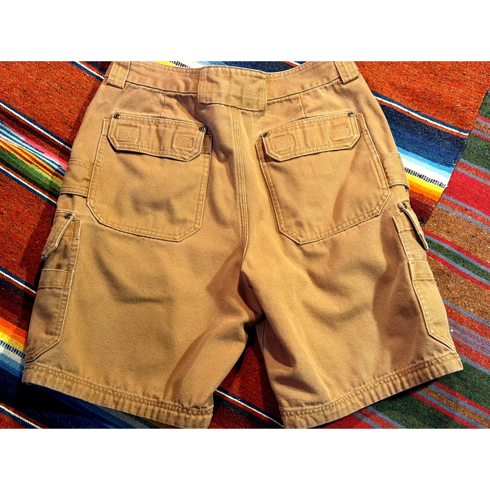 Duluth Trading Co Men's 34 Brown Cargo Shorts Relaxed - Picture 4 of 8